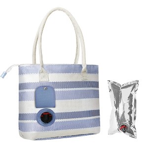 Tirrinia Wine Purse Tote Bag with Hidden Dispenser, Insulated Large Wine Carrier Set with Wine Bladder – Perfect Wine Gift - 1 of 4