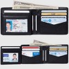 Alpine Swiss RFID Luka Men's Flip ID Wallet Deluxe Capacity Bifold With Divided Bill Section Comes in a Gift Box - 2 of 4