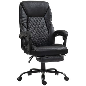 Kumasinova Executive Office Chair,Ergonomic Desk Chair with High Back and Footrest,Reclining Swivel Chair for Living Room,Bedroom,Study Room - 1 of 4