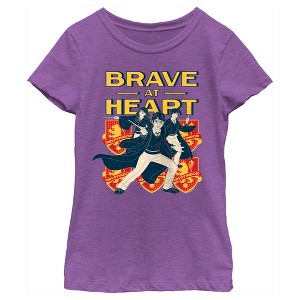 Girl's Harry Potter Gryffindor Brave at Heart T-Shirt - 1 of 4