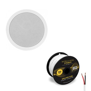 Polk Audio MC 60 6.5 Inch In Ceiling Speaker Cable Bundle (Each) - 1 of 4