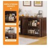 Sideboard Buffet Cabinet With Storage, Coffee Bar Cabinet Storage Cabinet Kitchen Cupboard With 4 Doors And Adjustable Shelf, Drawer Storage Cabinet - 4 of 4