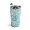 Emanuela Carratoni Teal Ikat 20 oz Stainless Steel Travel Mug - Deny Designs - 3 of 4