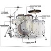 Pearl Session Studio Select Series 5-Piece Shell Pack Nicotine White Marine Pearl (Large) - 2 of 4