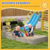 VYNXARIA Wooden Sandbox with Liner, Kitchen Design, Sink for 3-7 Years Old - 4 of 4