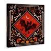 Stupell Industries Fright Night Bat & Botanicals Canvas Art - 2 of 4
