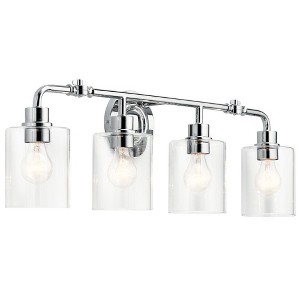 Gunnison™ 33.75" 4 Light Vanity Light Chrome - 1 of 4