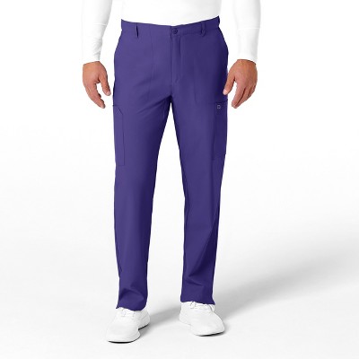 Wink W123 Men's Flat Front Cargo Scrub Pant