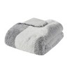 PAGED Comforter Set 2 Piece Ombre Shaggy Faux Fur Bedding Comforter Sets with 1 Standard Sham, Machine Washable - 3 of 4