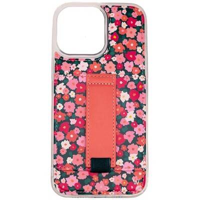 Walli Cases Daisy Delight Phone Case with Wallet and Finger Strap