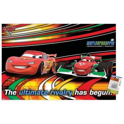 Poster Xxl Intisse Cars 2 Disney 160x115 Cm à Prix Carrefour