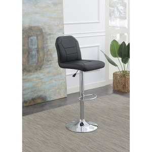 TOAOTBNBOB Adjustable Counter Height Bar Chair, Modern Barstools with Metal Legs, Dining Room Bar Stools with Soft Cushion - 1 of 4