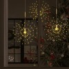 vidaXL Christmas Firecrack Light Decorative Meteor Light Holiday Decoration - Warm White 4-Pack - 2 of 4