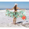 HAPPY BAY Women's Beachwear Summer Bikini Wraps Beach Wrap Sarong Skirt Swimsuit Swim Cover Ups for Swimwear Coverups Women One Size Multi,Leaf - 2 of 4