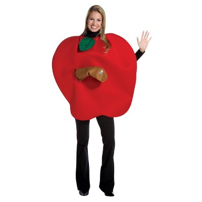 Imposta Costumes Adult Apple Costume Bodysuit Red One Size