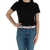 CTM Women's Leather 1 1/8 Inch Dress Belt - 3 of 4