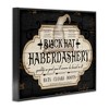 Stupell Industries Black Hat Haberdashery Halloween Sign Spooky Heirloom Quality Framed Giclee Art - 2 of 4