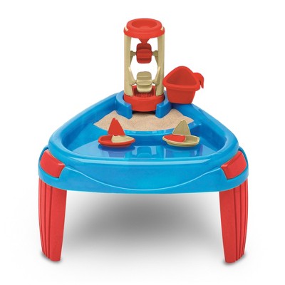 sand and water play table target