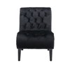 NicBex Velvet Accent Chair with Wooden Legs,Modern Armless Chair,Leisure Chair for Bedroom,Reading Room - 4 of 4