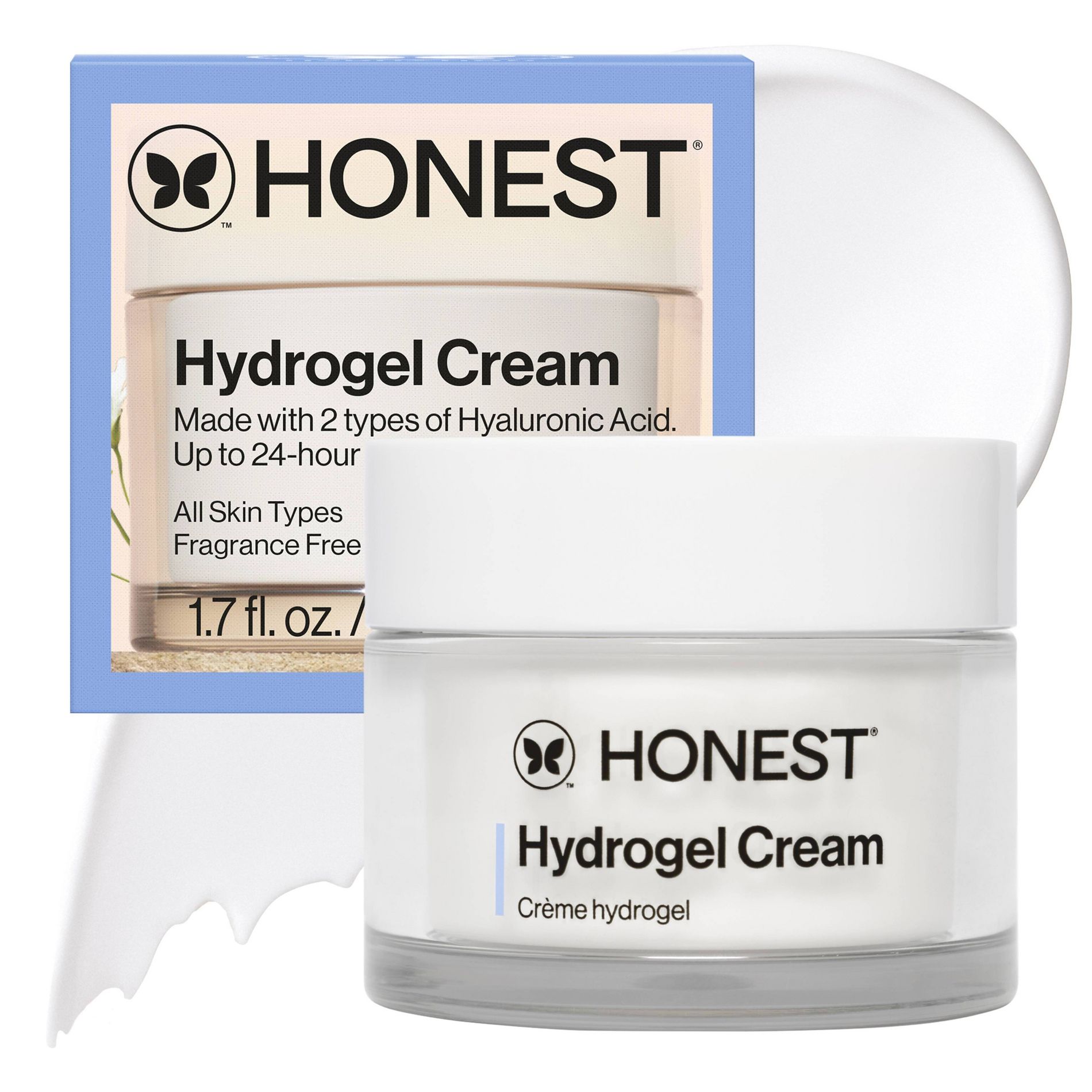 Honest Beauty Hydrogel Cream with Hyaluronic Acid - 1.7 fl oz