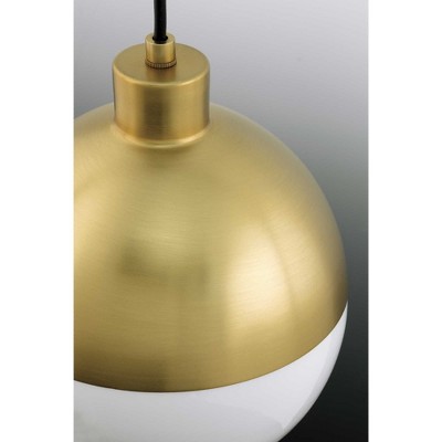 Satin White Opal Globe 12" Pendant Light with Incandescent and LED Compatibility