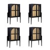 Nathan James Set of 4 Shadow Storage Cabinet Black - image 3 of 4