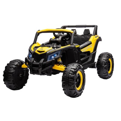 24V Kids Ride-On Utv Car – Battery-Powered Electric Vehicle with Remote Control, Spring Suspension