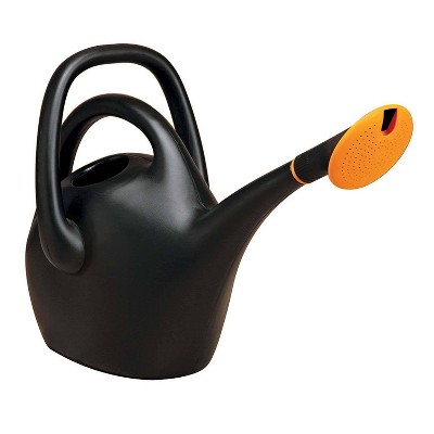 2.6gal Easy Pour Watering Can - Black - Bloem