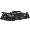Pagani Imola Black Carbon with Red and Gold Stripes with Extra Wheels 1/64 Diecast Model Car by CM Models - 3 of 4