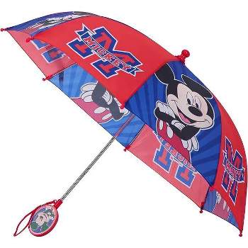Mickey Mouse Boy's Umbrella- Age 3-6- Red/Blue