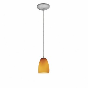 Access Lighting Sherry 1 - Light Pendant in  Brushed Steel - 1 of 2