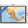 Trends International Map - Mexico Framed Wall Poster Prints - 3 of 4