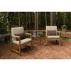 Casual Cushion Solid Sunbrella Fabric 1-Piece Indoor/Outdoor Club Chair Cushion, 22"W x 44"L - 2 of 4
