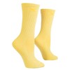 Basix Solid Heather Color Crew Socks for Men & Women, Assorted - 3 of 4