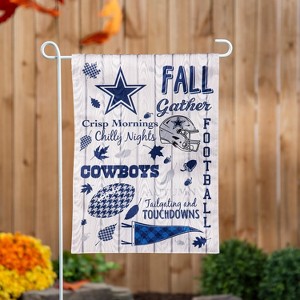 NFL Dallas Cowboys Garden Flag 12x18 Double Sided, Officially Licensed Sports Flags For Outside, Indoor and Outdoor Flags for Football Fans - 1 of 1