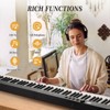 Whizmax Folding Piano Keyboard,Full Size 88 Key Semi Weighted Keyboards Electric Piano,Portable Keyboard Digital Piano with Stand for Beginner - 2 of 4