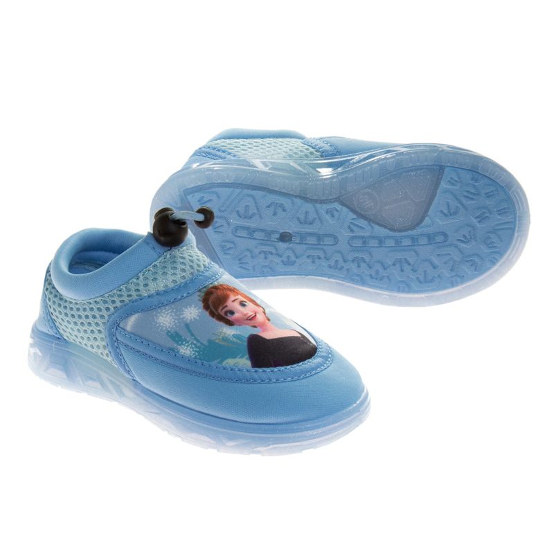 Disney Frozen Water Shoes for Girls -Pool Kids Aqua- Anna Elsa Sandals Princess Bungee Waterproof Beach Slides Slip-on Quick Dry(Toddler/Little Kid), 6 of 13