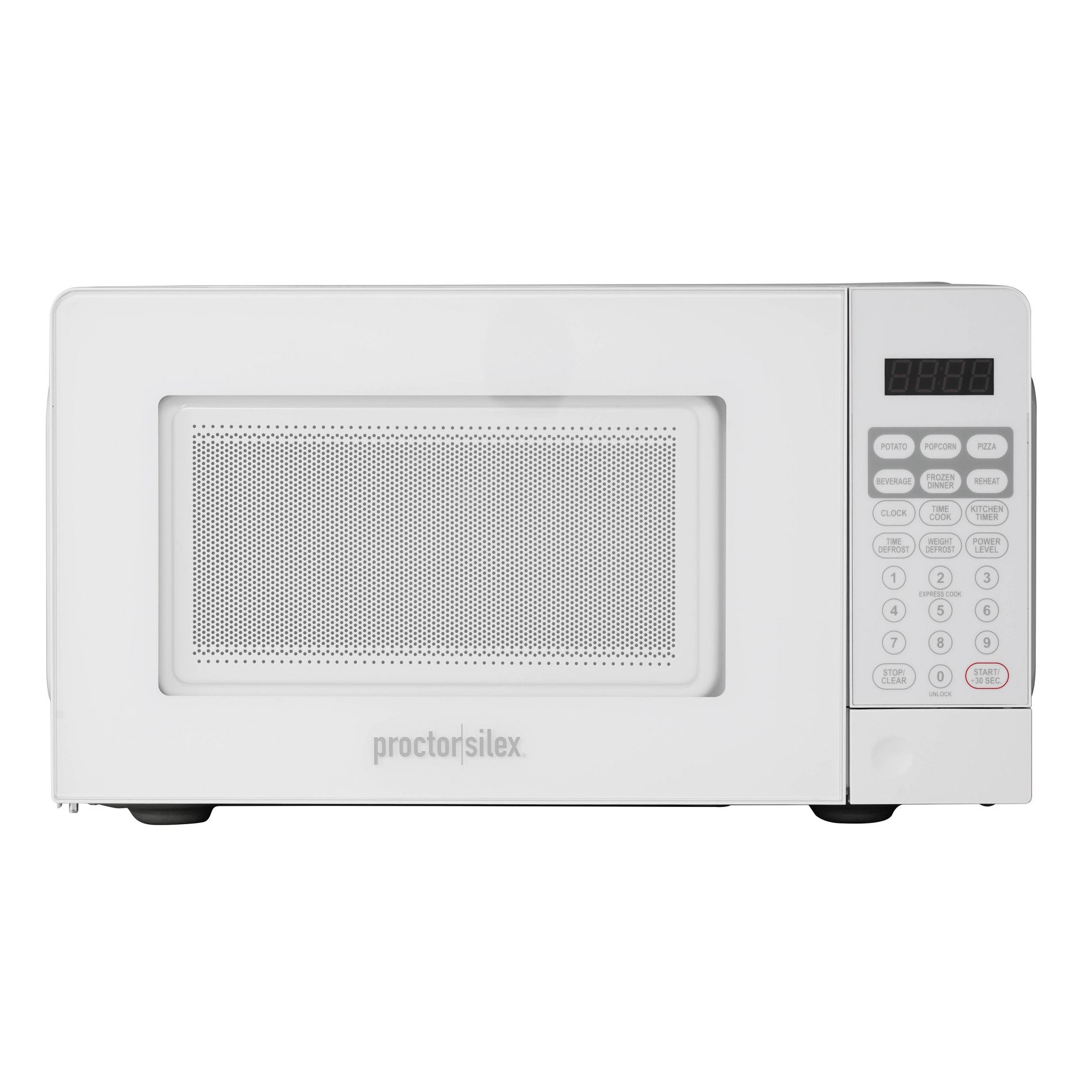 Proctor Silex 700W 0.6cu ft Countertop Microwave Oven White