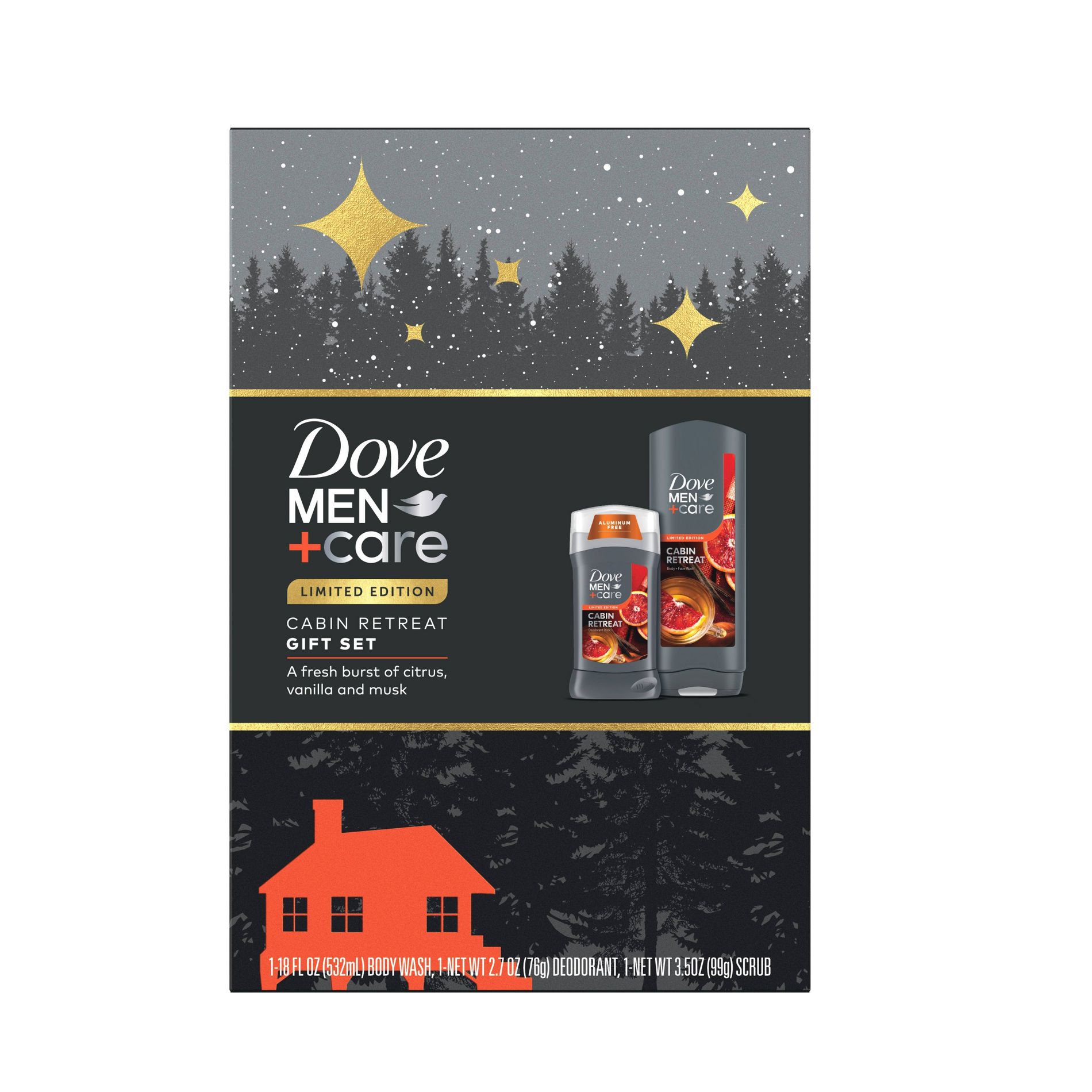 Dove Men+Care Limited Edition Cabin Retreat Gift Set - 24.2oz