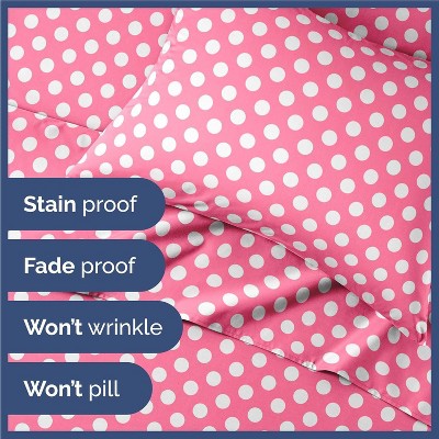 Full Rose Dots Microfiber Kids Sheet Set