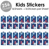 Big Dot of Happiness Australia Day - G'Day Mate Aussie Party Favor Kids Stickers - 16 Sheets - 256 Stickers - 2 of 4