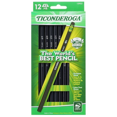 12 ct ticonderoga pencils