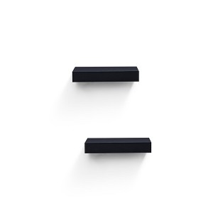 Dsvimoy Planter Stands and Holders Planter Stands Shelf with Invisible Brackets for Home Storage, Black, 18"*7"*4" - 1 of 4