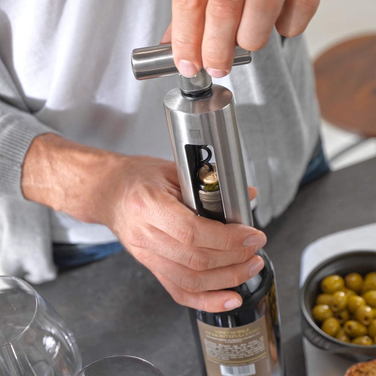 ZWILLING Sommelier Stainless Steel Corkscrew - thumbnail 3