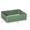 Vynxaria 2-Piece Galvanized Raised Garden Bed for Vegetables, Flowers & Herbs - 2 of 4