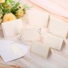 Unique Bargains Foldable Blank Wedding Party DIY Favor Decor Table Name Place Cards 100 Pcs - 4 of 4