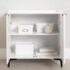 South Shore Fusion 5 Drawer Chest Pure Black: Tall Storage, Metal Slides, Laminate Surface - 3 of 4