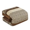 Home Mart Goods 6 Piece Brown Beige Animal Print Comforter Set Embroidery Soft Bedding - 3 of 4