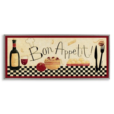 Stupell Industries Bon Appetit Traditional Kitchen, 24" x 10"