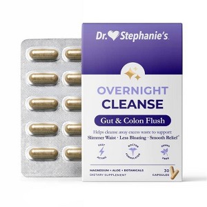 Dr. Stephanie's Stimulant Free, Gentle Overnight Cleanse for Gut